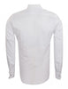 Classic Plain Wing Collar Bow Tie Men's Shirt-Makrom