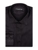 Black Classic Single Cuff Men's Shirt