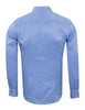 Blue Classic Single Cuff Men's Shirt