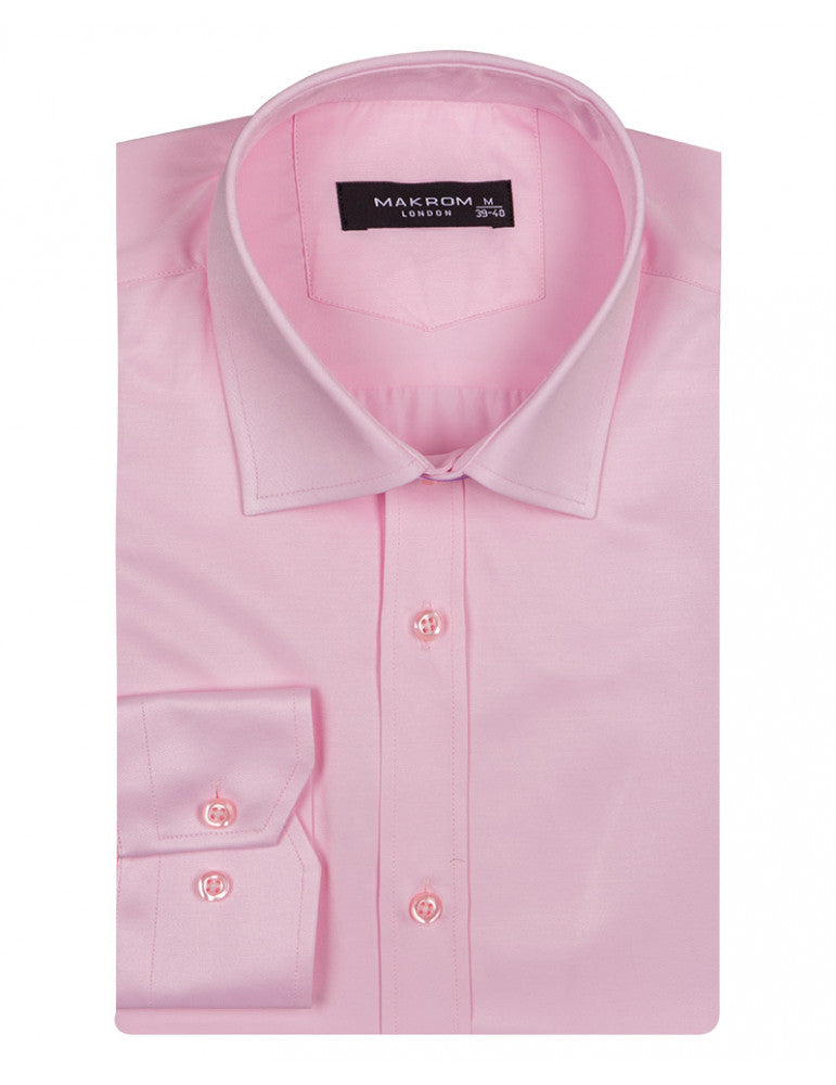 Pink Classic Single Cuff Men's Shirt