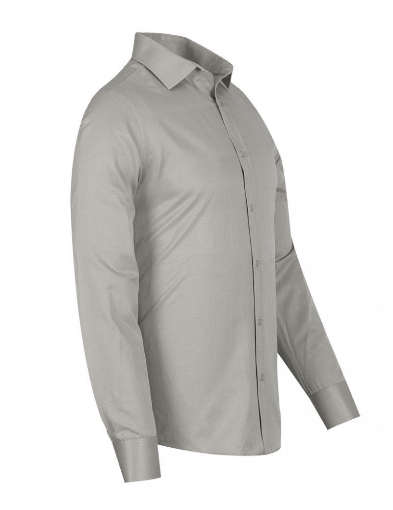 Grey Classic Single Cuff Men's Shirt
