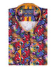Colourful Bubbles Print Men's Shirt with Matching Handkerchief-Makrom