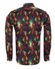 Colourful Christmas Firework Print with Matching Handkerchief-Makrom