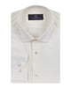 Cream Classic Twill Single Cuff Shirt-Makrom