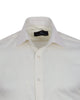 Cream Classic Twill Single Cuff Shirt-Makrom