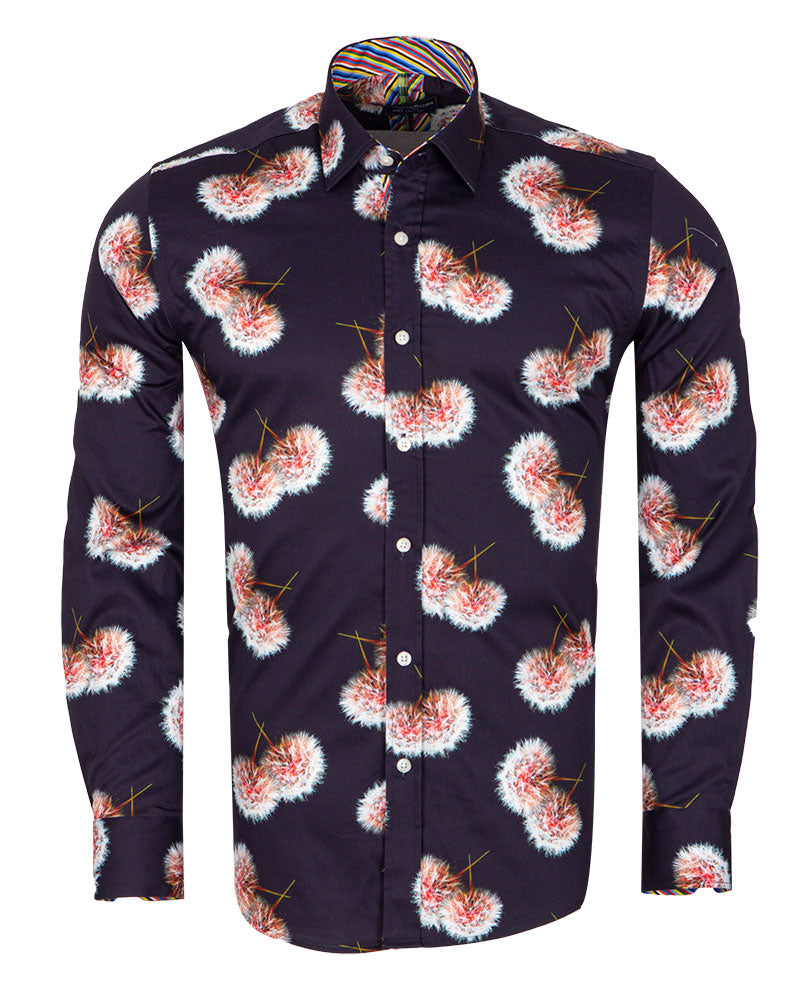 Dandelion Flower Print with Matching Handkerchief-Makrom