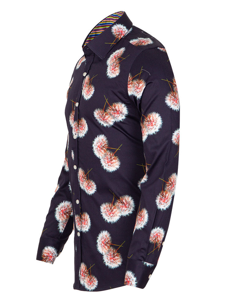 Dandelion Flower Print with Matching Handkerchief-Makrom