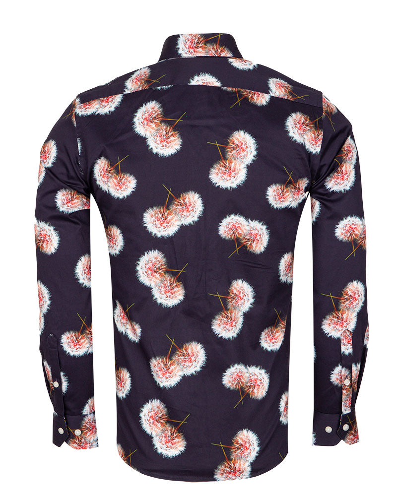 Dandelion Flower Print with Matching Handkerchief-Makrom