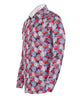 Dark Blue Crab Print Shirt-Makrom