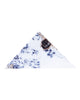 Diamond Bee Print Shirt with Matching Handkerchief-Makrom