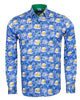 Festive Christmas Print Shirt-Makrom
