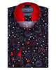 Firework Print Pure Cotton Shirt-Makrom
