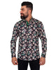 Floral Jasmine Print Pure Cotton Shirt-Makrom