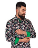 Floral Jasmine Print Pure Cotton Shirt-Makrom