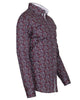 Floral Print Pure Cotton Shirt-Makrom