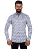 Floral Vine Print Pure Cotton Shirt-Makrom