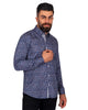 Floral Vine Pure Cotton Print Shirt-Makrom