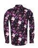 Flower Printed Pure Cotton Shirt with Matching Handkerchief-Makrom