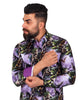 Full Moon Animal Print Pure Cotton Shirt-Makrom