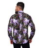 Full Moon Animal Print Pure Cotton Shirt-Makrom