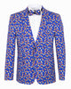 Gay Pride Rainbow Flag Design Fashion Blazer-Makrom