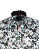 Green Flower Print with Matching Handkerchief-Makrom