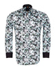 Green Flower Print with Matching Handkerchief-Makrom