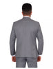Grey Classic Plain 3 Piece Men's Suit-Makrom