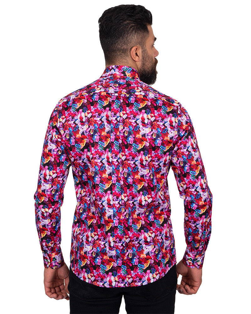 Gummy Bear Print Pure Cotton Shirt-Makrom