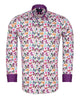 Hippy Butterfly Print Shirt with Matching Handkerchief-Makrom