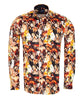 Horse Print Men's Shirt with Matching Handkerchief-Makrom