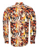 Horse Print Men's Shirt with Matching Handkerchief-Makrom