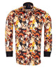 Horse Print Men's Shirt with Matching Handkerchief-Makrom