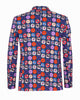 Colourful Vinyl Design Fashion Blazer