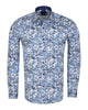 Jasmine Flower Print Shirt with Matching Handkerchief-Makrom
