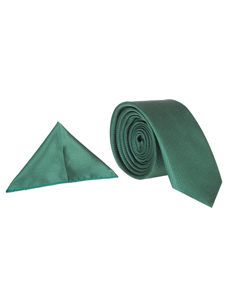 Men's Green Flora Necktie KR 039