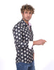 Kitten Print Men's Shirt-Makrom