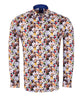 Kitten Print Men's Shirt with Matching Handkerchief-Makrom