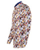 Kitten Print Men's Shirt with Matching Handkerchief-Makrom