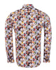Kitten Print Men's Shirt with Matching Handkerchief-Makrom