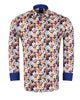 Kitten Print Men's Shirt with Matching Handkerchief-Makrom
