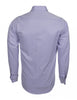 Lilac Casual Twill Double Cuff Long Sleeve Shirt-Makrom