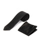 Men's Black Necktie KR 039-Makrom