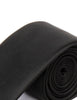 Men's Black Necktie KR 039-Makrom