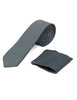 Men's Dark Grey Necktie KR 039-Makrom