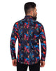 Midnight Sky Print Pure Cotton Shirt-Makrom
