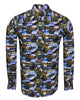 Nature Print Cotton Shirts For Men-Makrom