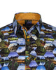 Nature Print Cotton Shirts For Men-Makrom