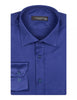 Navy Classic Single Cuff Men's Shirt-Makrom