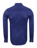 Navy Classic Single Cuff Men's Shirt-Makrom